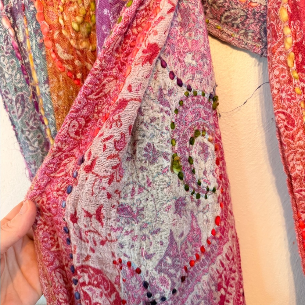 Anthropologie Raj - OS - Colorful Bohemian Infinity Scarf - Picture 4 of 8